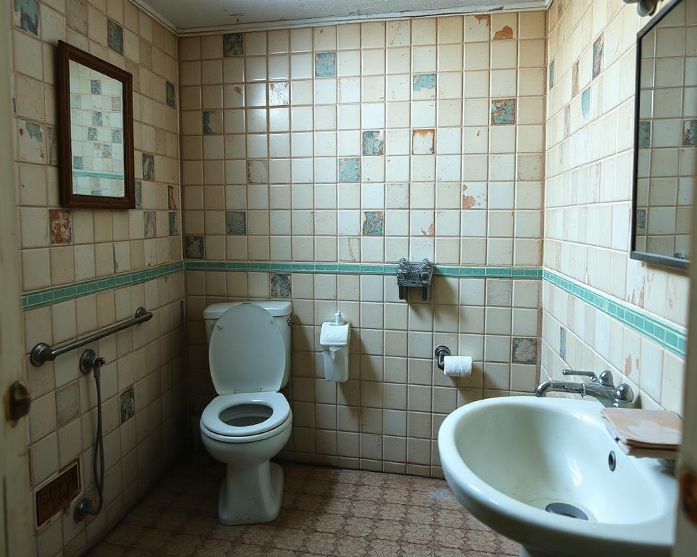 Antes - Baño principal · Retiro
