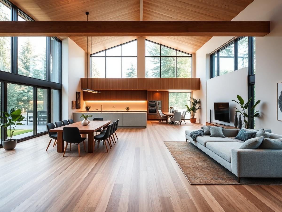 Salón moderno reformado